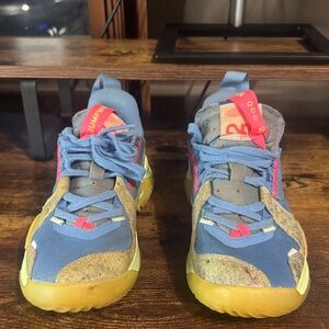 Jordan Kids Sneakers in Blue and Yellow